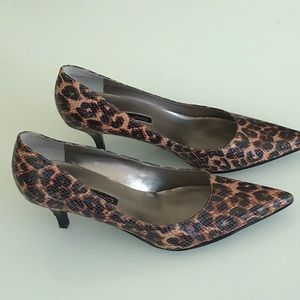 New Bandolino Animal Print Shoes